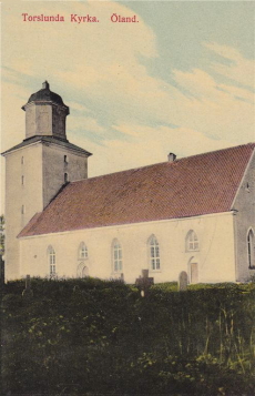 Öland, Färjestaden, Torslunda Kyrka 1913 Öland, Färjestaden, Torslunda Kyrka 1913