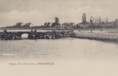 Öland. Vägen till yttre bron, BORGHOLM Öland. Vägen till yttre bron, BORGHOLM