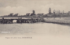 Öland. Vägen till yttre bron, BORGHOLM