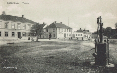 Öland, Borgholm Torget 1915 Öland, Borgholm Torget 1915