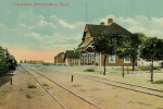 Öland, Färjestaden Järnvägsstation 1910 Öland, Färjestaden Järnvägsstation 1910