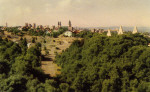 Gotland, Visby Galjbacken Utsikt från 1944 Gotland, Visby Galjbacken Utsikt från 1944