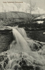 Gotland, Visby  Vattenfall, Palisaderna 1920