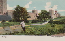 Gotland, Visby, Parti från Ringmuren 1905 Gotland, Visby, Parti från Ringmuren 1905