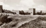 Gotland, Visby Ringmuren ovanför Norderport Gotland, Visby Ringmuren ovanför Norderport