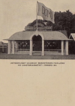 Örebro, Aktiebolaget Salenius, Werkstäders Paviljong, vid landtbruksmötet 1911 Örebro, Aktiebolaget Salenius, Werkstäders Paviljong, vid landtbruksmötet 1911