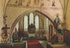 Gotland, Bro Kyrka, Interiör Gotland, Bro Kyrka, Interiör