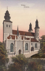 Gotland, Wisby Domkyrkan 1917 Gotland, Wisby Domkyrkan 1917