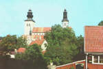 Gotland, Visby Domkyrkan Motiv från Finntrappan Gotland, Visby Domkyrkan Motiv från Finntrappan