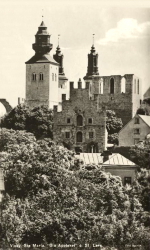 Gotland, Visby, Sta Maria o St Lars 1948 Gotland, Visby, Sta Maria o St Lars 1948
