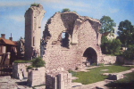 Gotland, Visby,  St Per, St Hans ruiner 1950