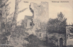 Visby, Vísborgs Slottsruin