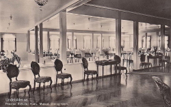 Gotland, Visby, Pension Solhem, Matsal, Dining-room 1938 Gotland, Visby, Pension Solhem, Matsal, Dining-room 1938