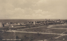 Gotland, Visby, Utsikt från Vattentornet 1932 Gotland, Visby, Utsikt från Vattentornet 1932