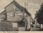 Gotland,  Visby, Gatuparti på Mellangatan 1905