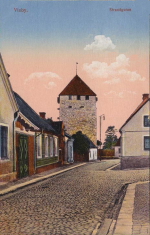 Gotland, Visby Strandgatan 1929 Gotland, Visby Strandgatan 1929