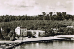 Öland, Borgholm, Strand Hotell och Slottsruinen