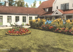Societetshuset med matsal, Loka Brunn 1971 Societetshuset med matsal, Loka Brunn 1971