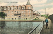 Eskilstuna, Stockholmshuset 1906, färgbild Eskilstuna, Stockholmshuset 1906, färgbild