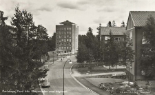 Karlskoga,Parti från Skogsrundan med Höghuset Karlskoga,Parti från Skogsrundan med Höghuset