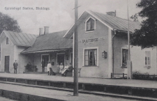 Karlskoga, Spjutbygds Station, Blekinge Karlskoga, Spjutbygds Station, Blekinge