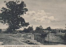 Karlskoga Kungseken och Knappfors Sluss 1907 Karlskoga Kungseken och Knappfors Sluss 1907