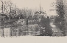 Hellby Sluss i Hjälmare kanal 1903 Hellby Sluss i Hjälmare kanal 1903