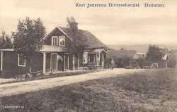 Karl Janssons Diversehandel. Dammen 1915 Karl Janssons Diversehandel. Dammen 1915