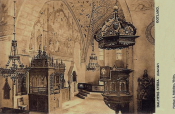 Gotland, Dalhems Kyrka, Interiör 1905