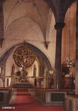 Gotland, Öja Kyrka Interiör Gotland, Öja Kyrka Interiör