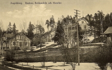 Fagersta, Engelsberg, Banken, Bokhandeln och Hotellet Fagersta, Engelsberg, Banken, Bokhandeln och Hotellet