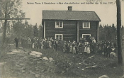 Fagersta, Patron Timm Å Engelsberg Vräker sina Statkarlar med familjer den 19Aug 1907 Fagersta, Patron Timm Å Engelsberg Vräker sina Statkarlar med familjer den 19Aug 1907