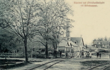 Hallsberg, Fabriken och Förvaltarebostaden vid Björnhammar 1907 Hallsberg, Fabriken och Förvaltarebostaden vid Björnhammar 1907
