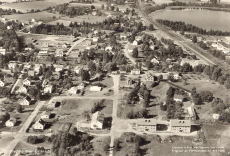 Hallsberg, Flygfoto över Östansjö 1959 Hallsberg, Flygfoto över Östansjö 1959