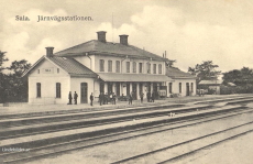 Sala. Järnvägsstationen Sala. Järnvägsstationen