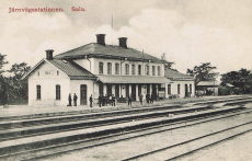 Sala Järnvägsstationen 1910 Sala Järnvägsstationen 1910