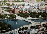 Flygfoto över Eskilstuna