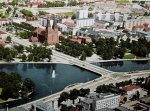 Flygfoto över Eskilstuna Flygfoto över Eskilstuna