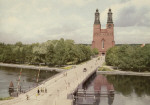 Eskilstuna, EskilstunaÅn med Nybron och Klosters Kyrka Eskilstuna, EskilstunaÅn med Nybron och Klosters Kyrka
