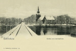 Eskilstuna, Kyrka med Jernvägsbron 1901 Eskilstuna, Kyrka med Jernvägsbron 1901
