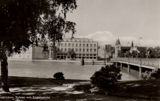 Eskilstuna, Nybron och Stadshotellet 1947 Eskilstuna, Nybron och Stadshotellet 1947