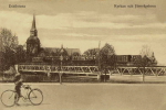 Eskilstuna, Kyrkan och Järnvägsbron Eskilstuna, Kyrkan och Järnvägsbron