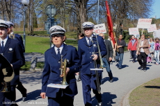 Deltagare i 1:a Maj promenaden