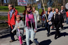 Deltagare i 1:a Maj promenaden