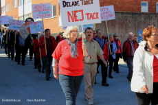 Deltagare i 1:a Maj promenaden