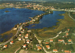 Flygfoto södra infarten 1969