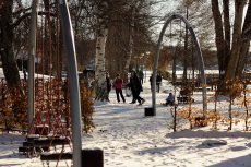 Lekparken vid Strandpromenaden