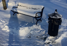 Snösoffan på Strandpromenaden