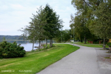 Strandpromenaden vid Lindesjön