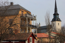 Lindesberg, Gamla Kommunhuset och Kyrkan